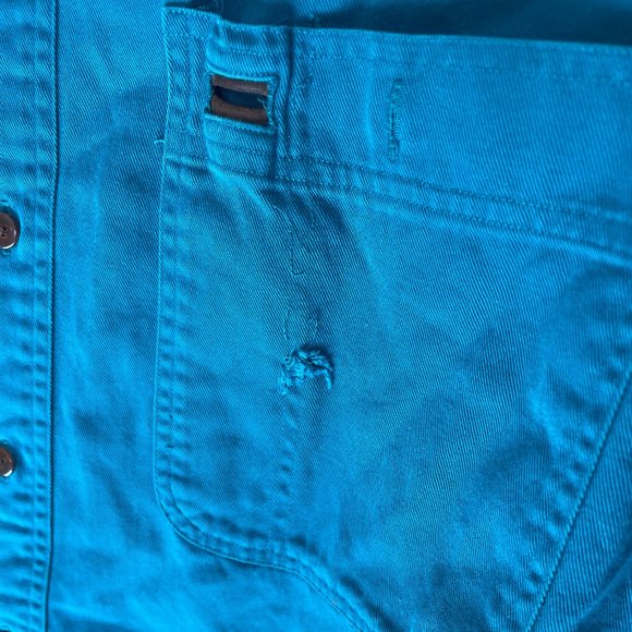 Field Gear Vintage Casual Button Down, Large, Teal - Picture 6 of 7